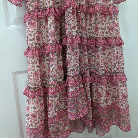 Anthro Love The Label Tippy Ruffle Maxi Dress - Picture 5 of 14
